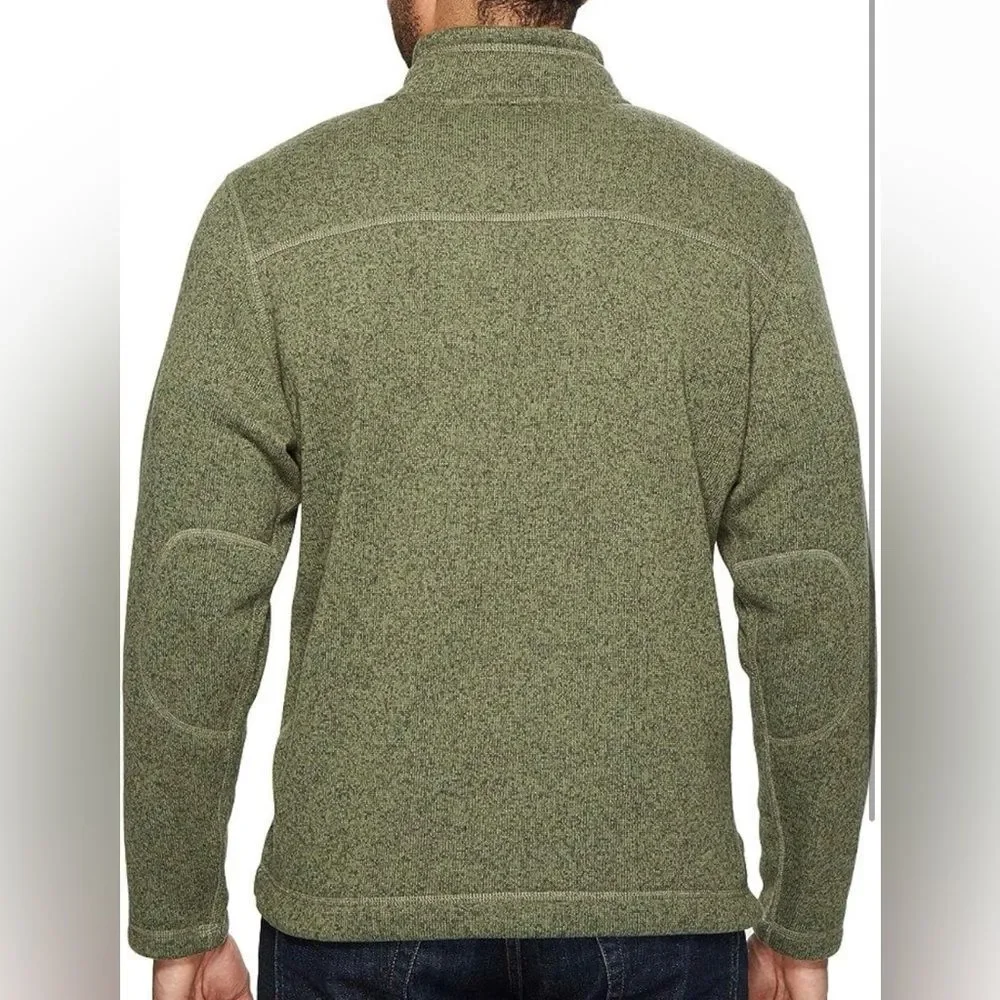 The North Face Men’s Green Fleece Quarter Zip Pullover Jacket